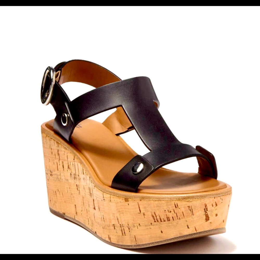 Frye wedged sandals